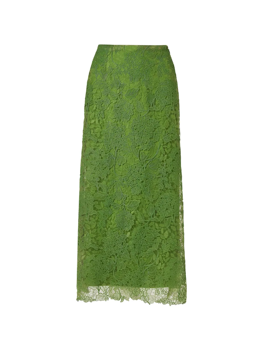 Carolina Herrera lace midi skirt - Verde