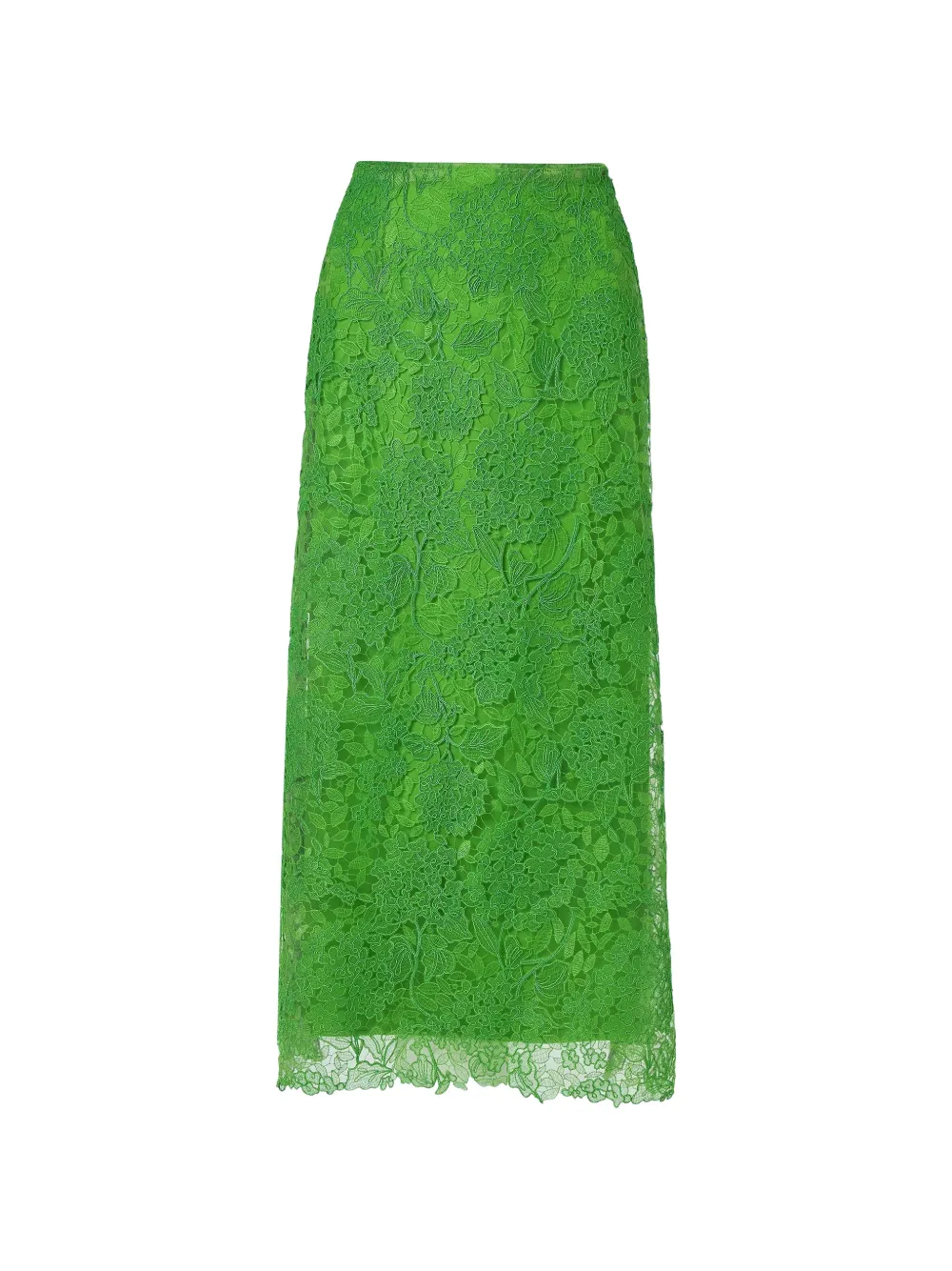 Carolina Herrera lace midi skirt - Grün