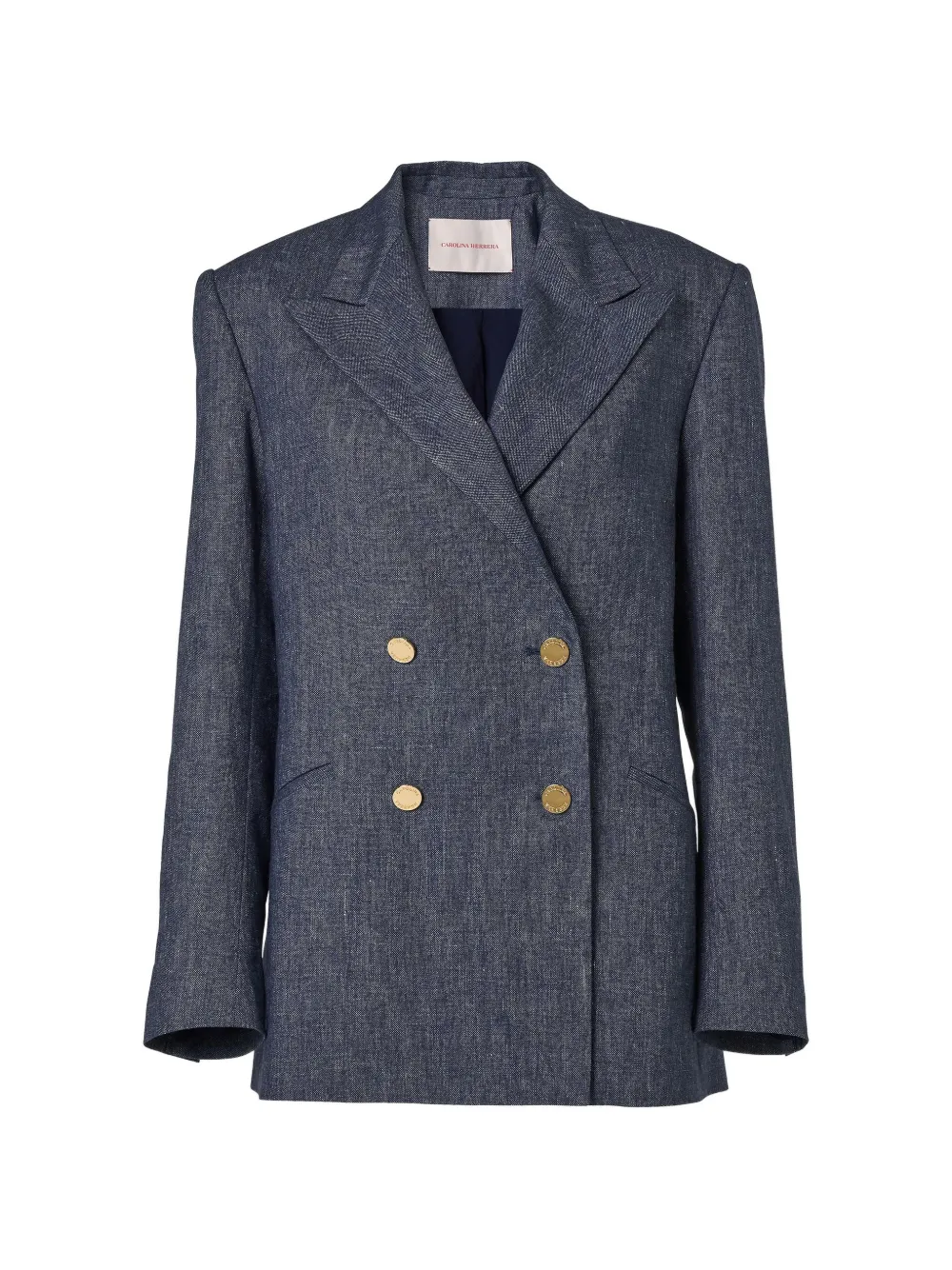 Carolina Herrera double-breasted blazer - Blau