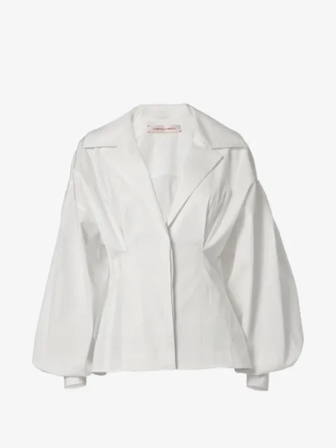 Carolina Herrera camisa mangas balloon
