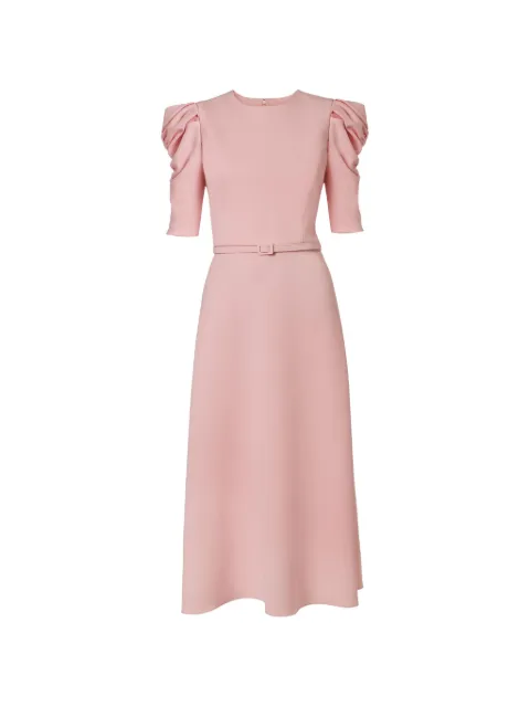 Carolina Herrera Vestido midi de mangas bufantes