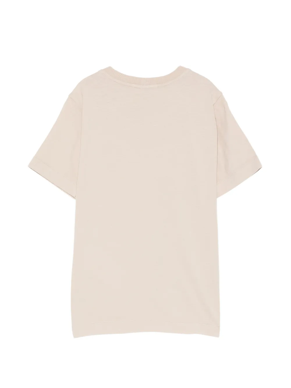 Stone Island Junior T-shirt met logopatch Beige
