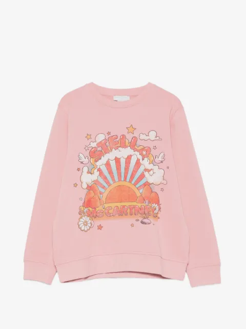 Stella McCartney Kids sudadera con estampado gráfico
