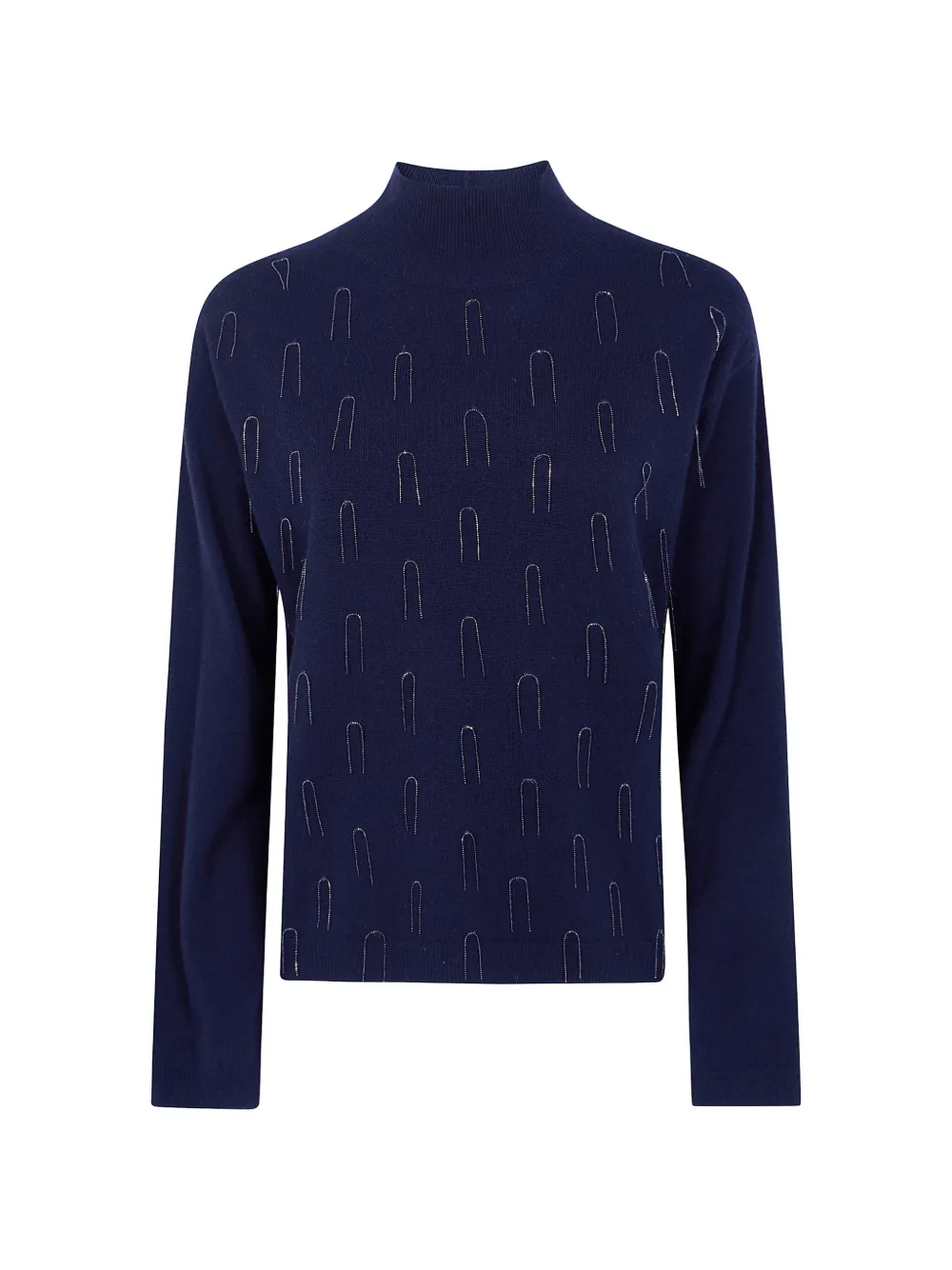 Fabiana Filippi Verzierter Pullover - Blau