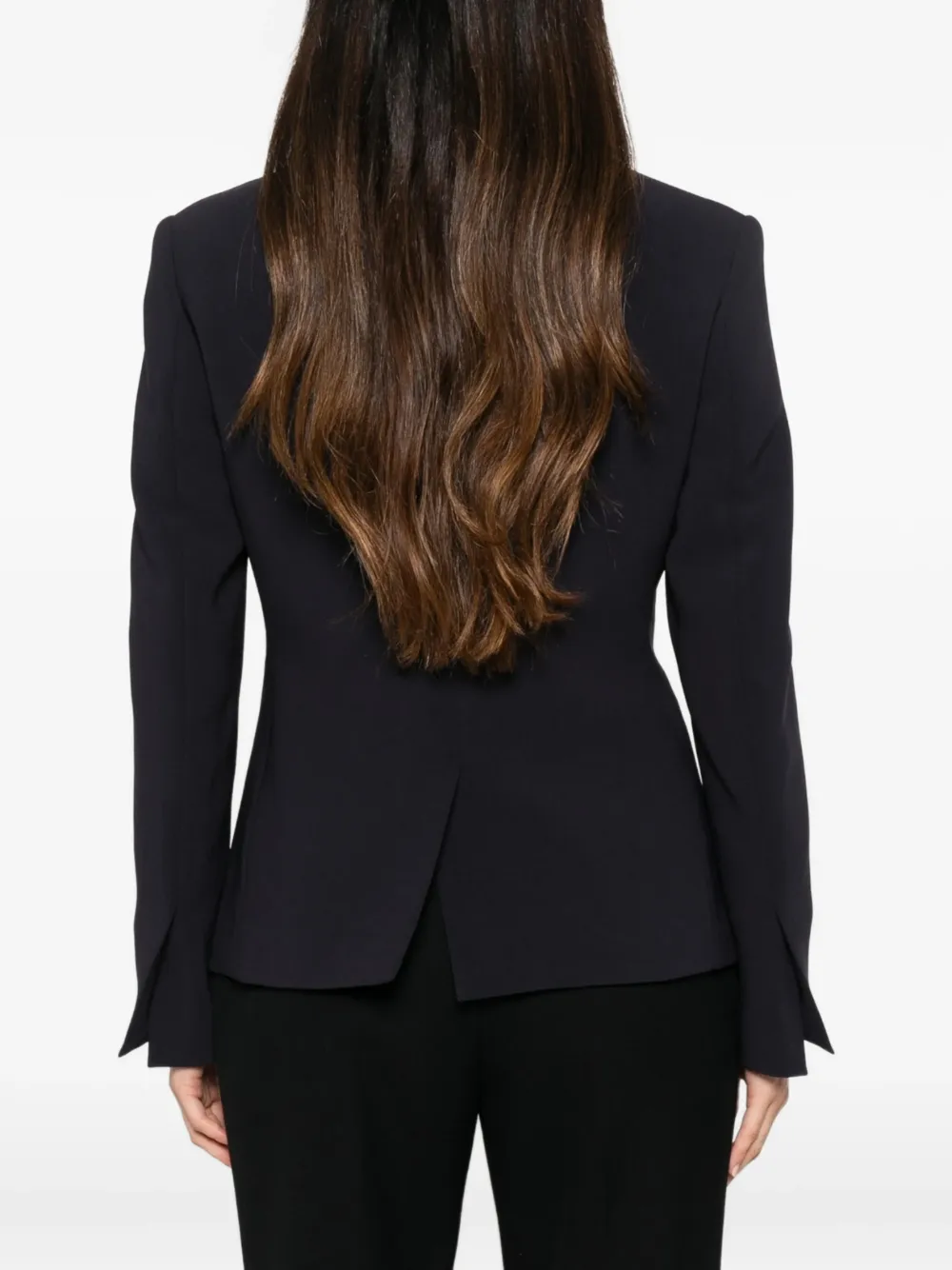 Liviana Conti Blazer met dubbele rij knopen Zwart