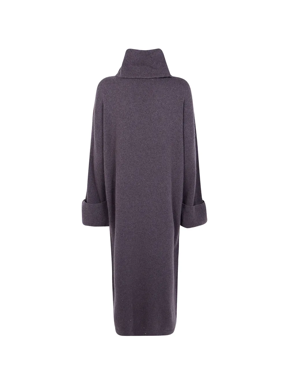 Liviana Conti roll-neck cashmere midi dress Paars