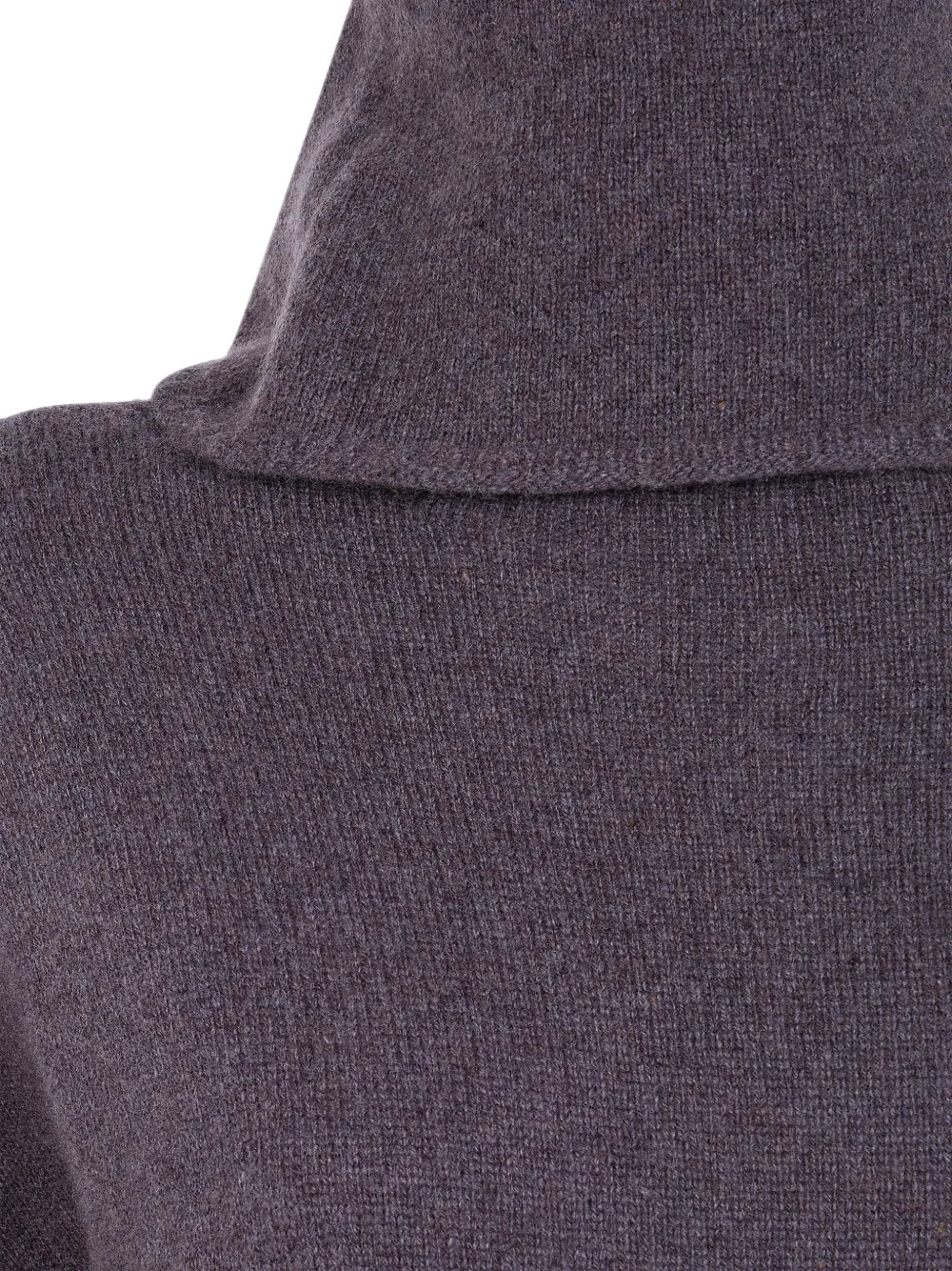 Liviana Conti roll-neck cashmere midi dress Paars