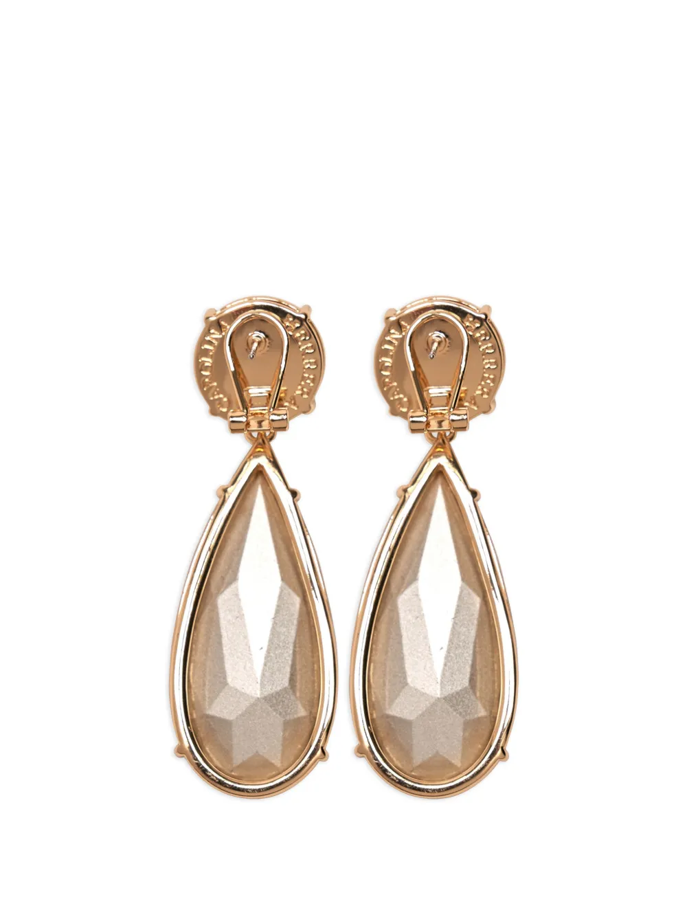 Carolina Herrera Crystal-embellished Drop Earrings in Blue, view 3
