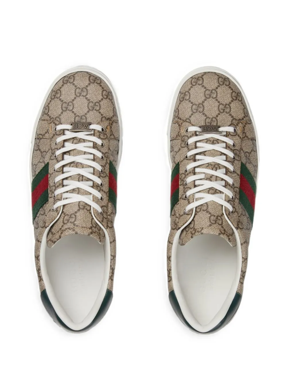 Gucci Ace Web sneakers Beige