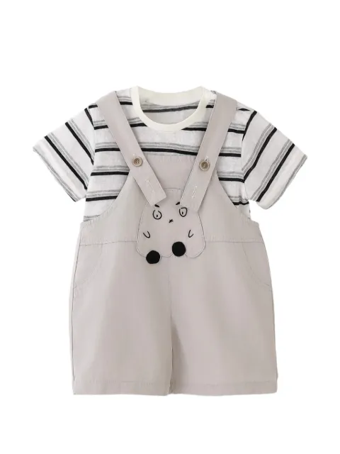 BANBLU striped T-shirt and playsuit set