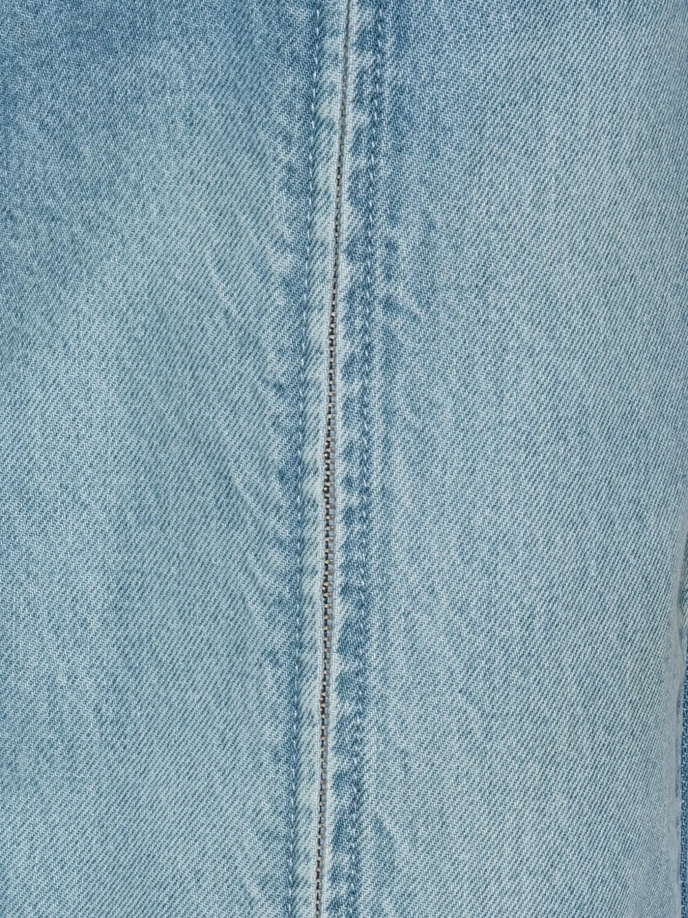ROTATE BIRGER CHRISTENSEN Straight denim jeans met rits Blauw