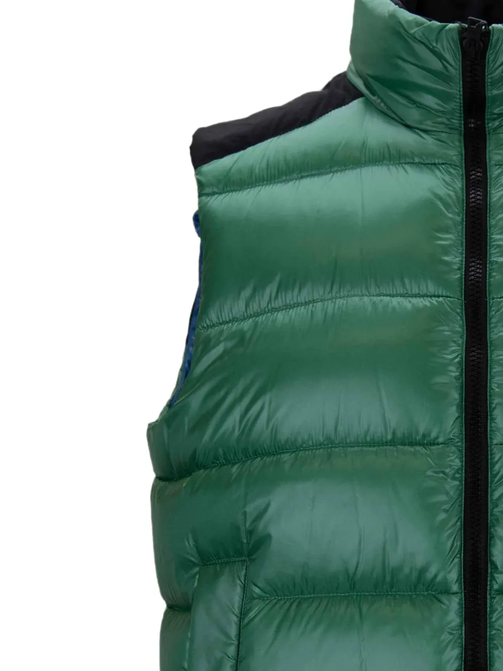 Herno Bodywarmer met vlakken Groen