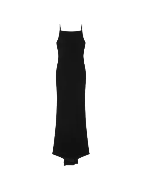 Givenchy spaghetti-strap back-drape maxi dress