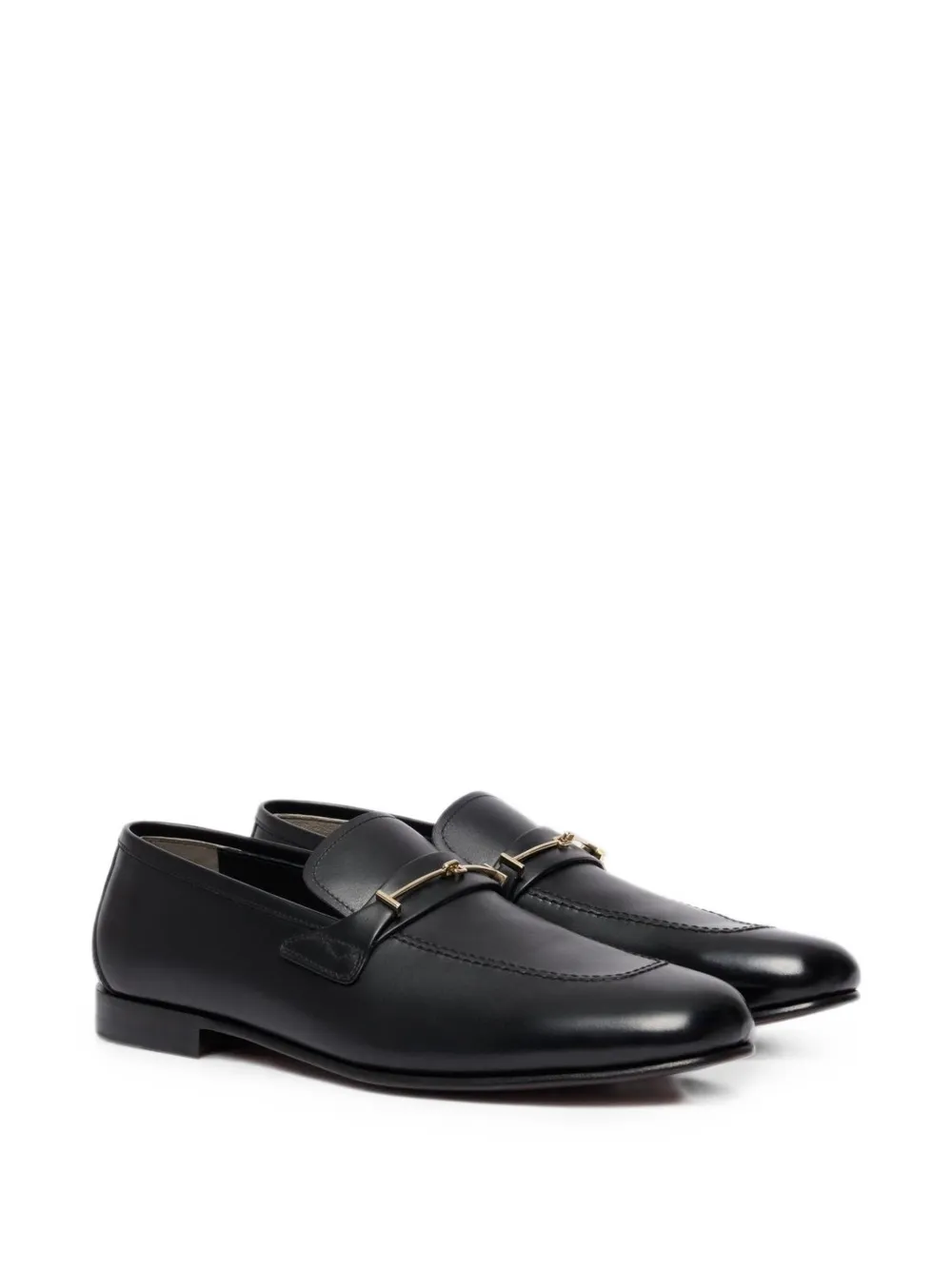 TOM FORD Gigi T-bar leather loafers Zwart