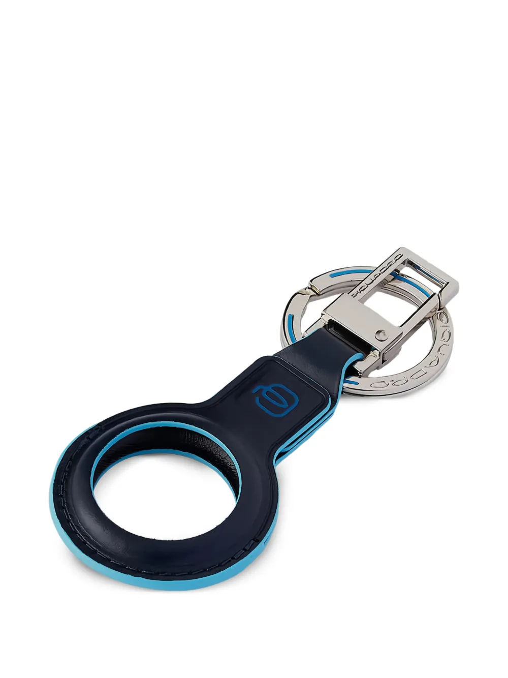 PIQUADRO Leren sleutelhanger Blauw
