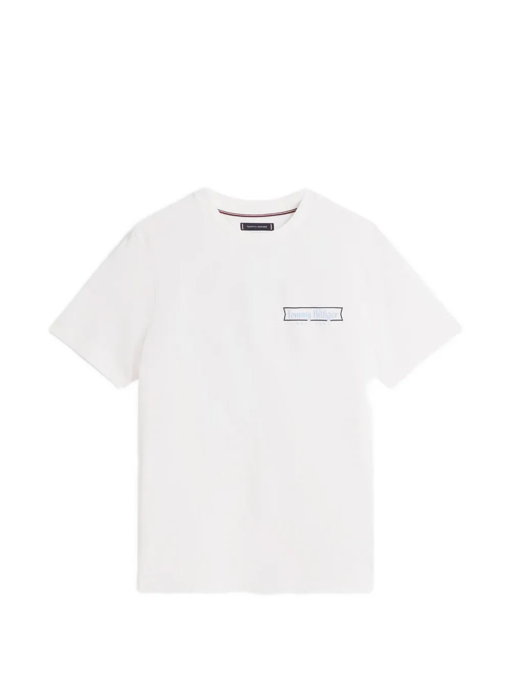 Tommy Hilfiger logo-print cotton T-shirt - Bianco