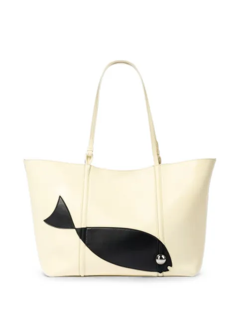 Jacquemus Le Marino fish-patch tote bag