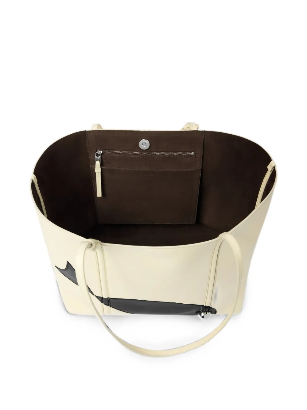 Jacquemus Le Marino shopper met vispatch Geel