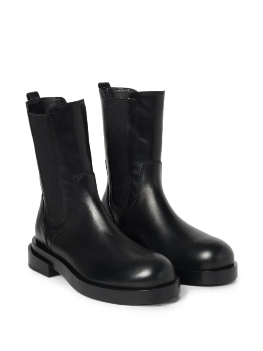 Premiata chunky-sole leather boots Zwart