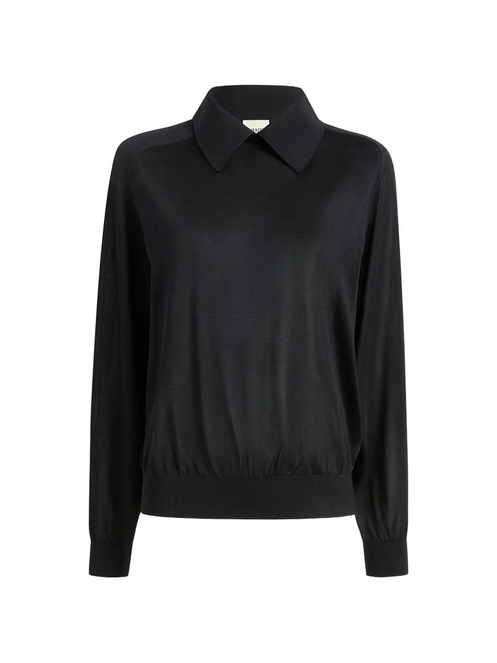 KHAITE Alexa silk sweater - Nero
