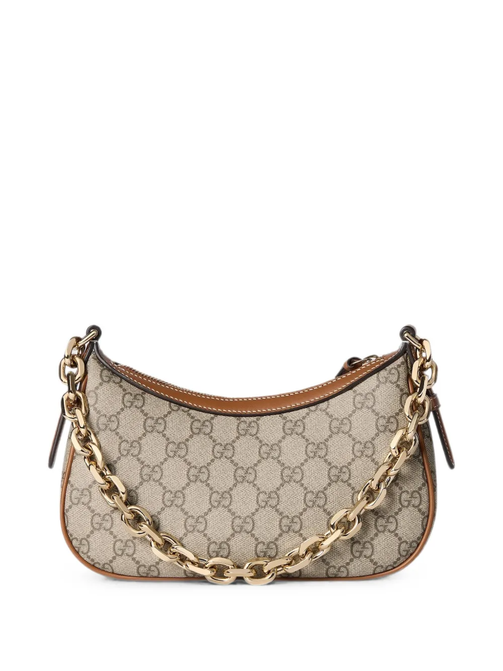 Gucci GG Emblem schoudertas met monogramprint Beige