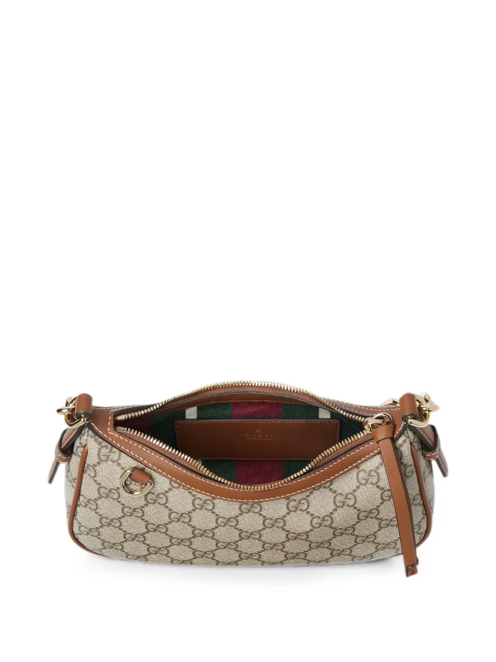 Gucci GG Emblem schoudertas met monogramprint Beige