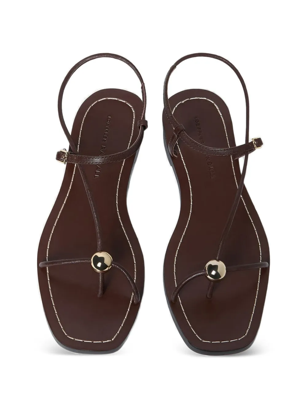 Loeffler Randall Lara sandalen met bandjes Bruin