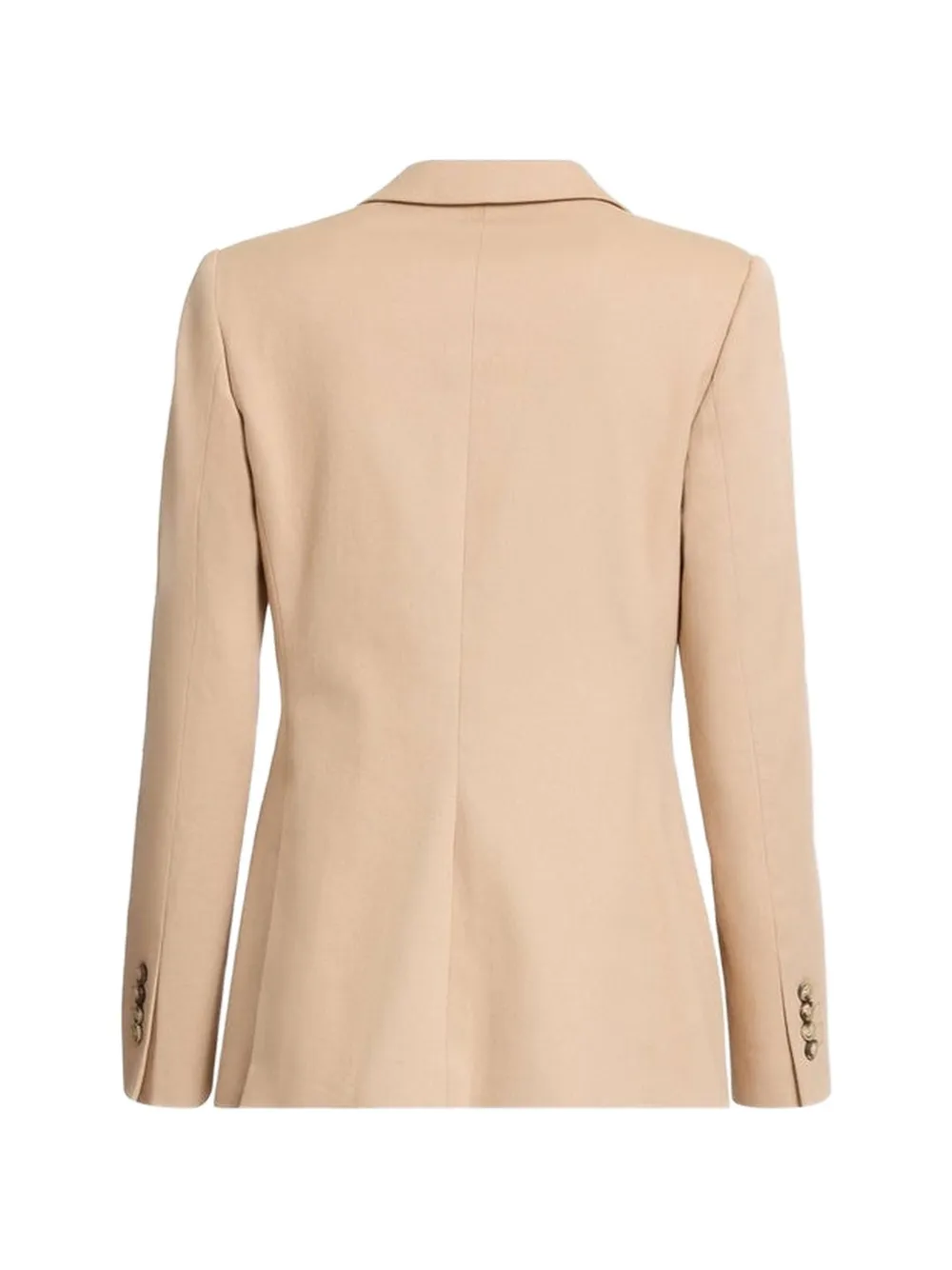 Elie Saab Blazer met dubbele rij knopen Beige
