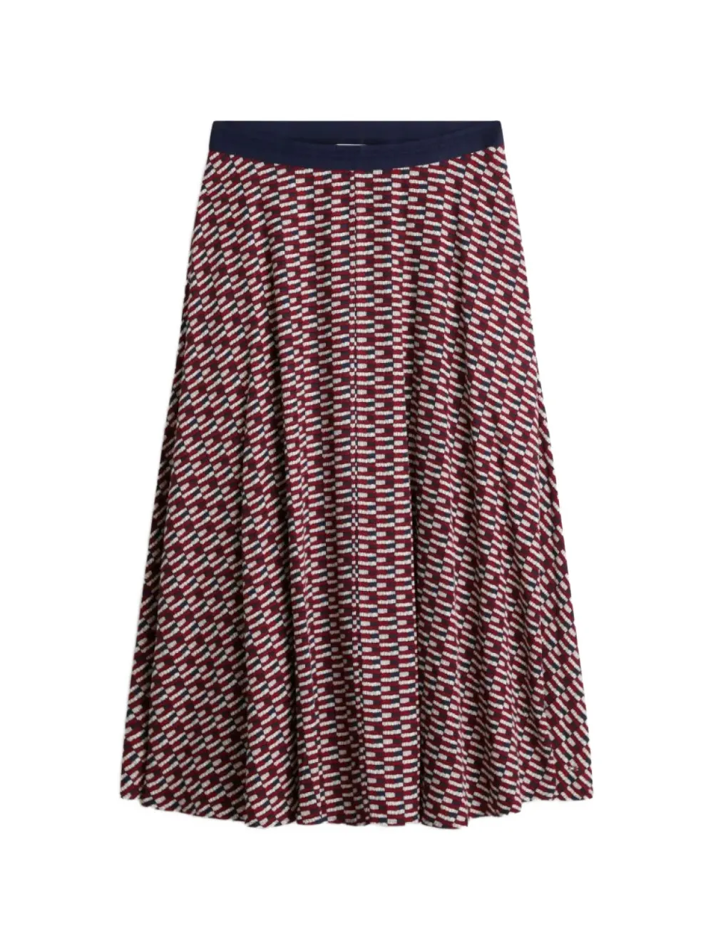 Tommy Hilfiger A-line midi skirt - Rosso
