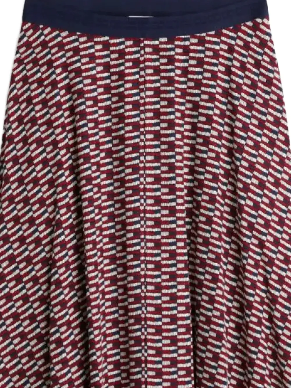 Tommy Hilfiger A-lijn midi-rok Rood