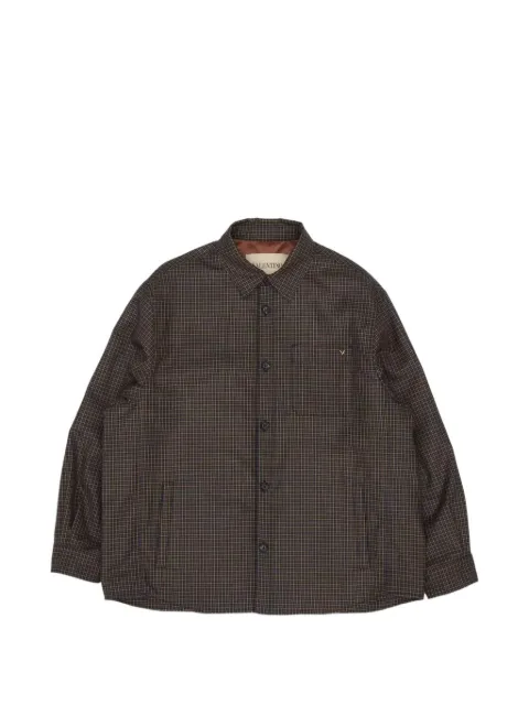 Valentino Garavani veste boutonnée à carreaux