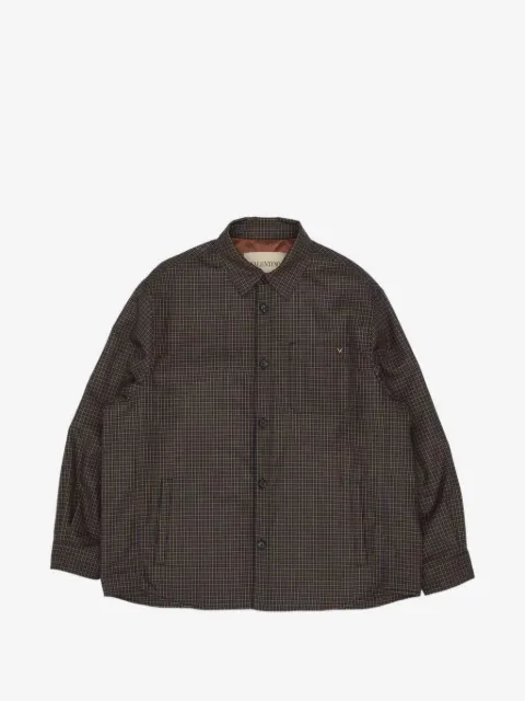 Valentino Garavani veste boutonnée à carreaux