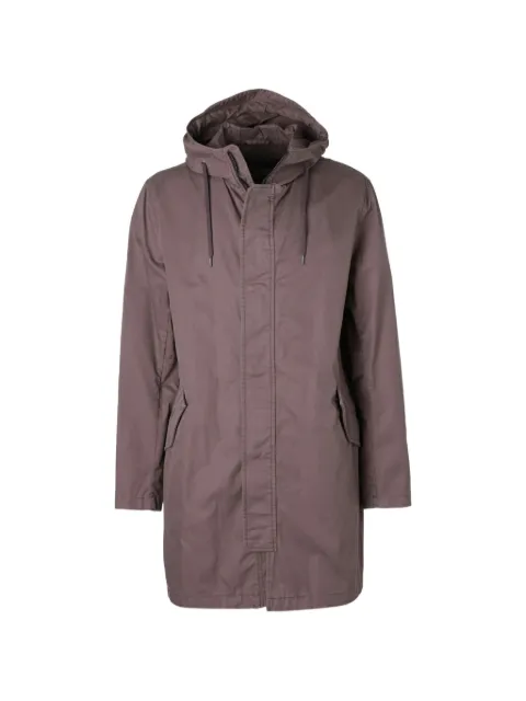 Herno hooded zip-up coat