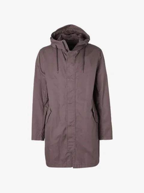 Herno hooded zip-up coat