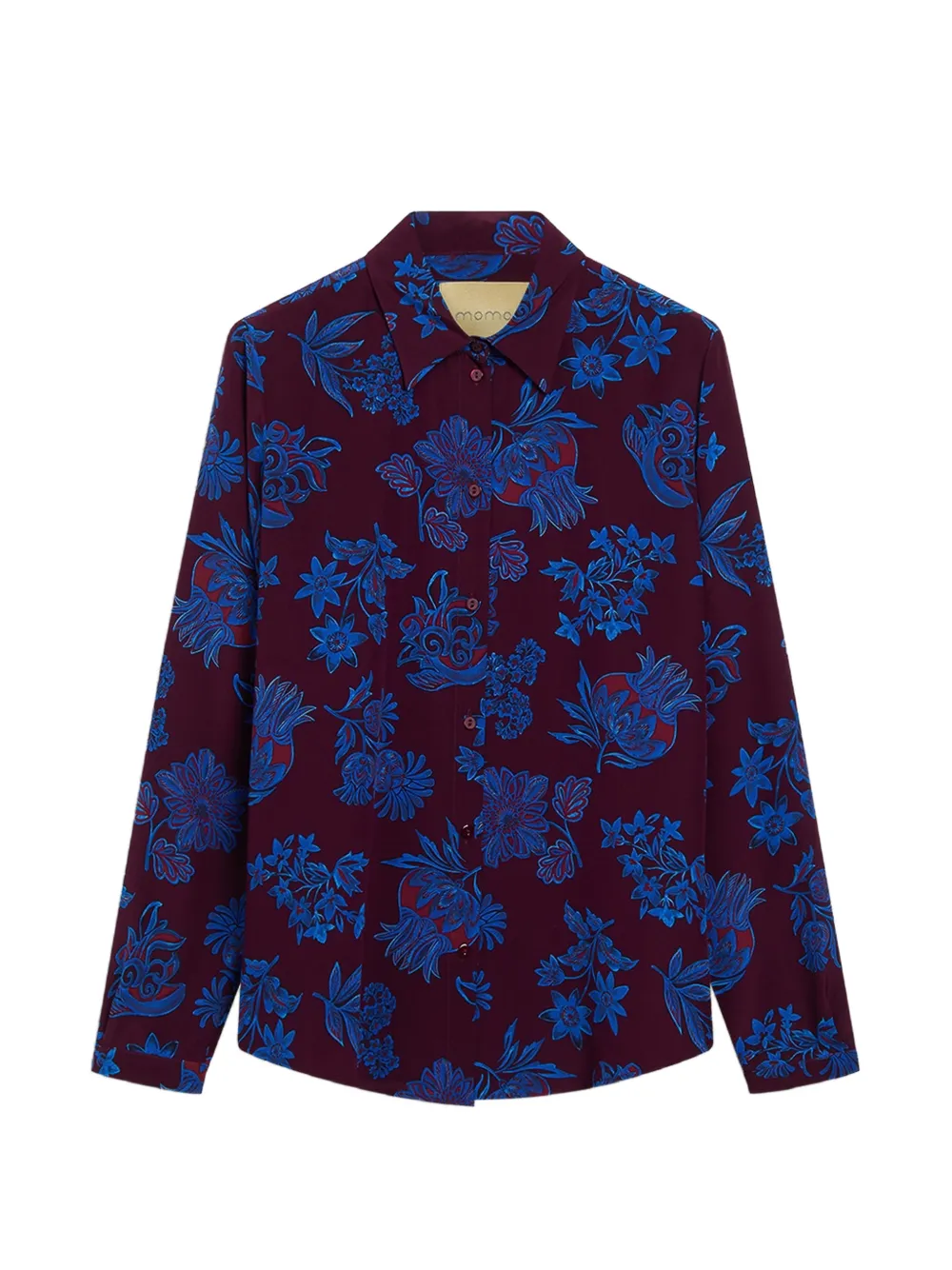 Momoní Meudon Floral-print Silk Shirt In Multi
