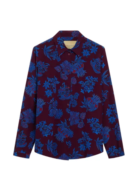 MOMONÌ Meudon floral-print silk shirt