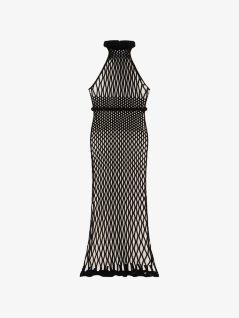 Givenchy open-knit halterneck maxi dress