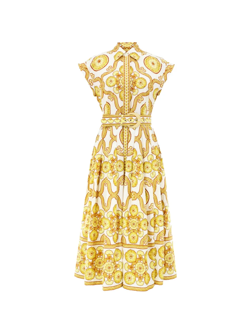 Cara Cara Octavia midi dress - Giallo