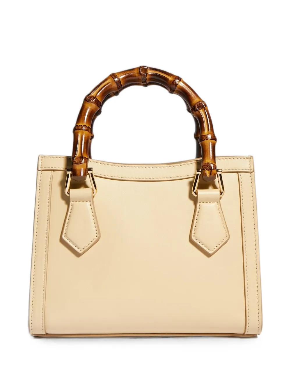 Gucci Kleine Diana shopper met bamboe handgreep Beige