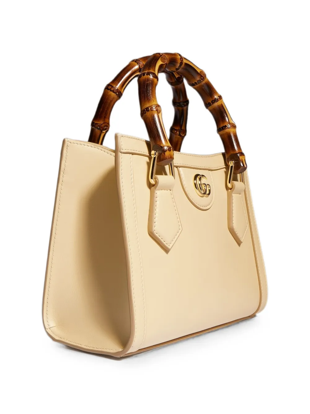 Gucci Kleine Diana shopper met bamboe handgreep Beige