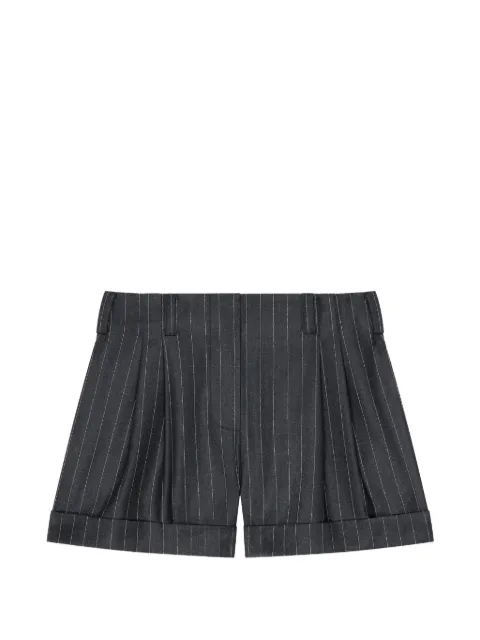 Givenchy pinstripe pleated shorts