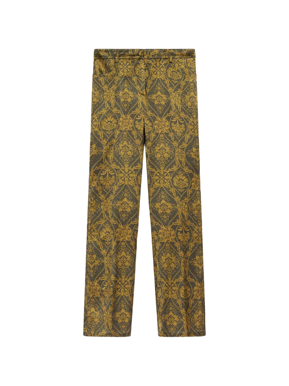 MOMONÌ Odin printed trousers - Grün