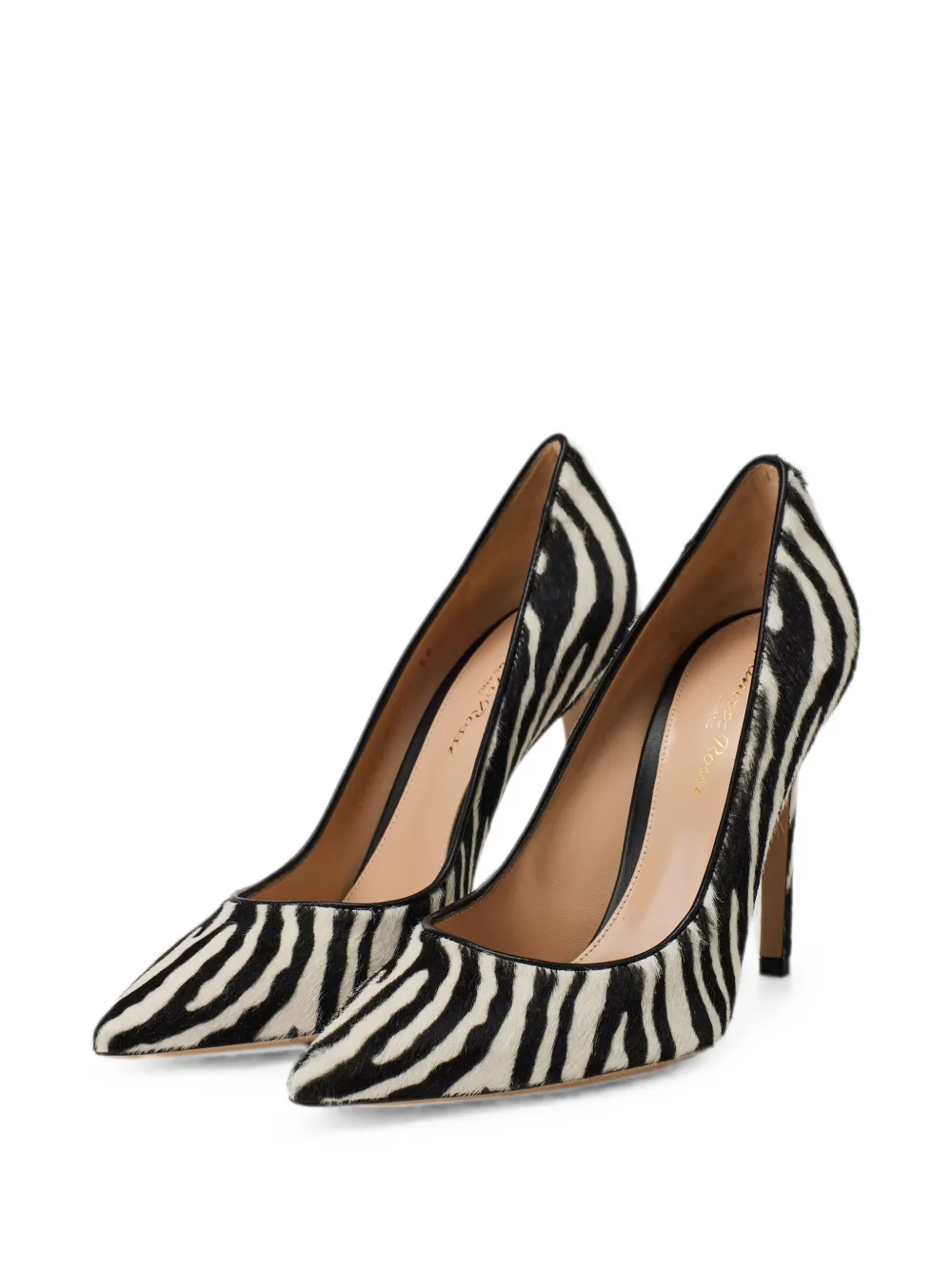Gianvito Rossi zebra-print pumps Wit