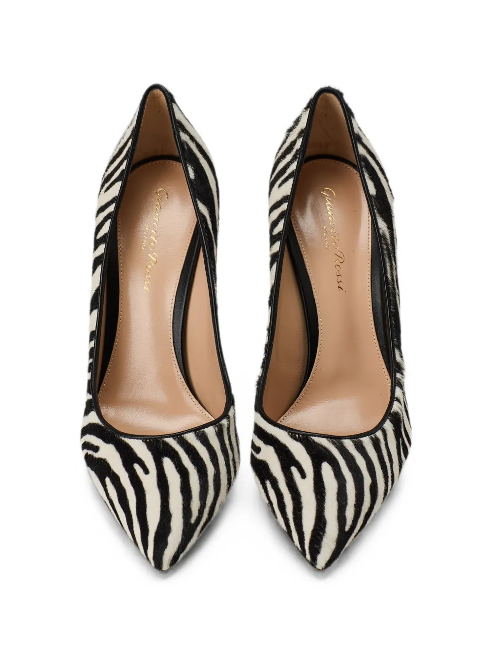 Gianvito Rossi zebra-print pumps Wit