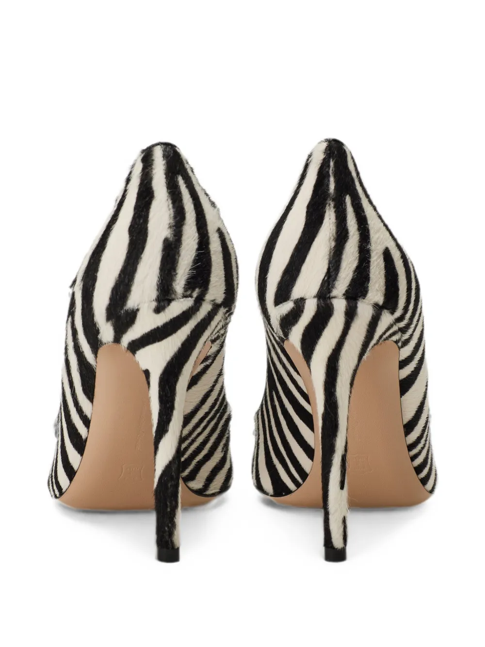 Gianvito Rossi zebra-print pumps Wit