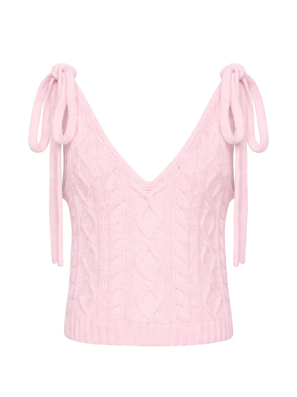 Hellessy Kenai cable-knit tank top - Rosa