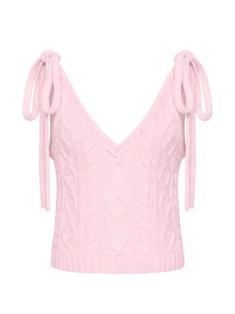 Hellessy Kenai cable-knit tank top