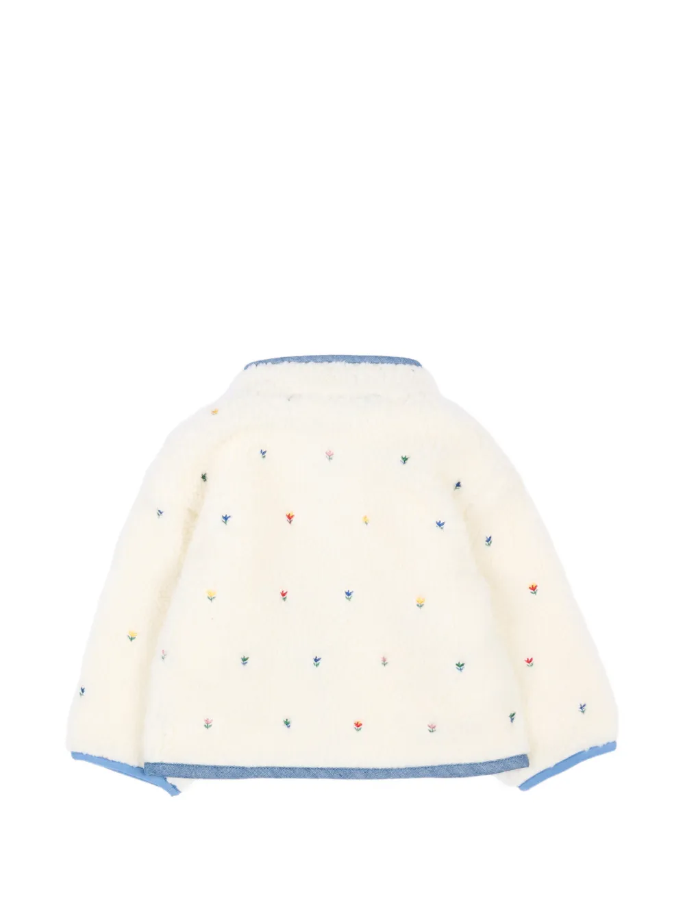 Stella McCartney Kids Jack met geborduurde bloemen Wit