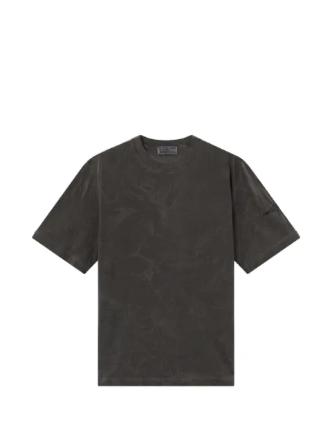Stone Island faded-effect logo-patch T-shirt