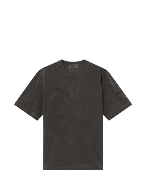 Stone Island 페이디드 이펙트 로고 패치 티셔츠